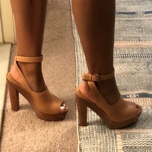 NWGOLDEN WHITE LE - platform heel